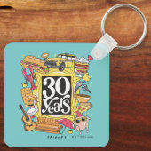 Porte-clés FRIENDS™ | Graphisme 30 ans (Verso)