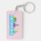 Porte-clés FRIENDS™ | Logo avec icônes (Dos)