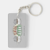 Porte-clés FRIENDS™| Logo Central Perk Watercolor (Dos)