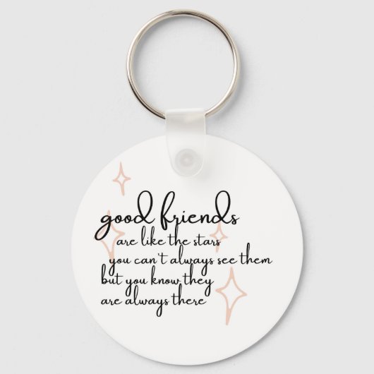 Porte-clés Friendship quote keychain (Recto)