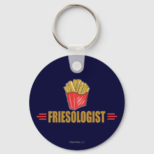 Porte-clés Fries de France amusantes