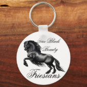 Porte-clés Friesians, lettre noire (Recto)
