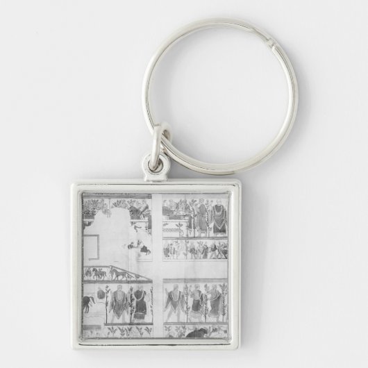 Porte-clés Frise du della Querciola de grotte (Devant)