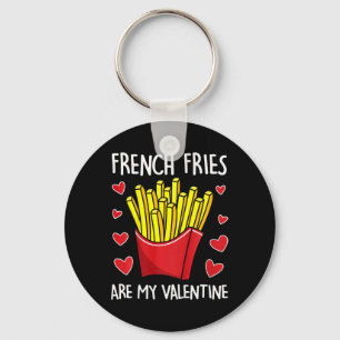 Porte-clés Frites Françaises Pour Enfants Sont Mon Valentin H