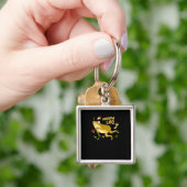 Porte-clés Frog Happy Essential Minimal Design (main)