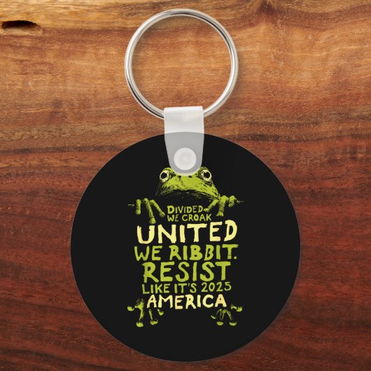 Porte-clés Frog Resist Cute Funny  (Recto)