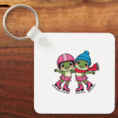 Porte-clés Frogs Patinage sur glace (Recto)