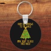 Porte-clés From The Window To The Wall Christmas Tree Em Xmas (Recto)