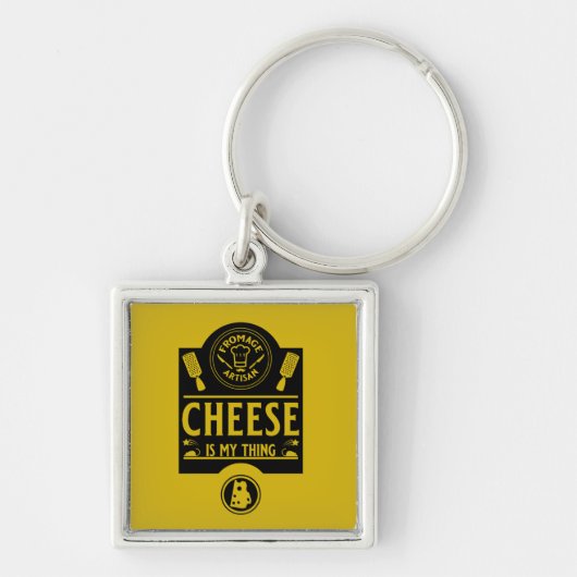 Porte-clés Fromage Artiste (Devant)