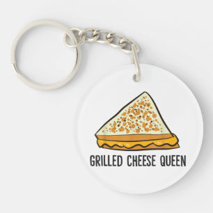 Porte-clés Fromage Grillé Queen Funny Fromage Grillé