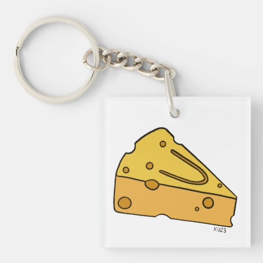 Porte-clés Fromage Mignon Rieur (Devant)