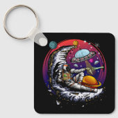 Porte-clés Fromage Space Moon (Recto)