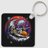 Porte-clés Fromage Space Moon (Dos)