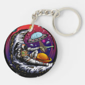 Porte-clés Fromage Space Moon (Dos)