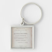 Porte-clés Frontispice au volume I (Devant)