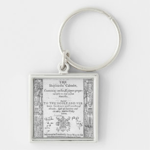 Porte-clés Frontispice 'du Shepeards Calendar