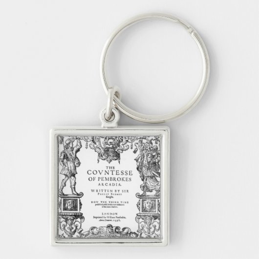 Porte-clés Frontispice 'la comtesse du Pembroke (Devant)