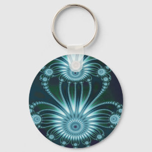 Porte-clés Frost Cool Art Abstrait Fractal