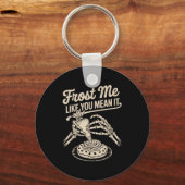 Porte-clés Frost Me Like You Mean It Funny Baking Skeleton Ha (Recto)