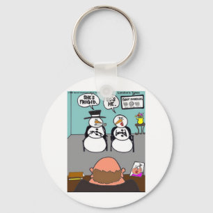 Porte-clés Frost The Snowman & Épouse Frigid Drôles T-Shirts