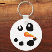 Porte-clés Frosty le Snowman souriant (Recto)