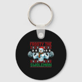 Porte-clés Frosty The Swoleman Ugly Christmas Sweater Funny S (Recto)