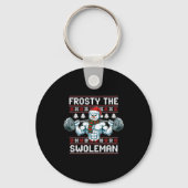 Porte-clés Frosty The Swoleman Ugly Funny Christmas Snowman W (Recto)