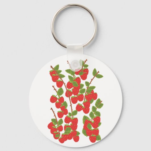 Porte-clés Fruit de framboise (Recto)