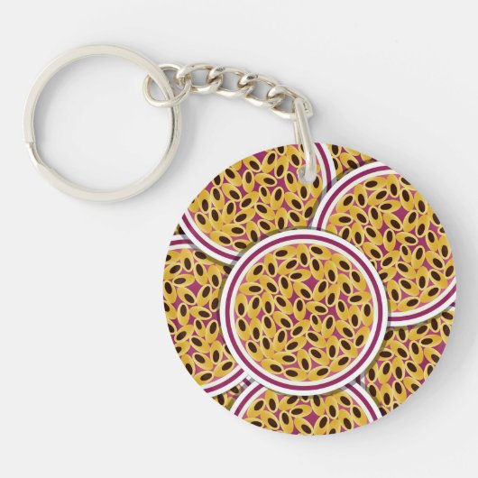 Porte-clés Fruit de passion (Devant)
