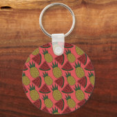 Porte-clés Fruit motif transparent | motif de surface de frui (Recto)