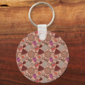 Porte-clés Fruit motif transparent | motif de surface de frui (Recto)