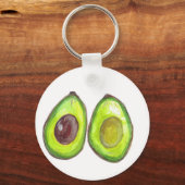 Porte-clés Fruit vert d'Avocado (Recto)