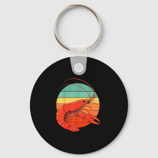 Porte-clés Fruits de mer cajun écrevisses vintage