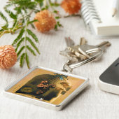 PORTE-CLÉS FRUITS DE SAISON, RAISONS DE PROSPÉRITÉ, BLEU BOW (Côté)