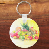Porte-clés Fruits heureux (Recto)