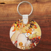 Porte-clés Fruits, Mucha (Recto)