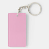 Porte-clés Fueled By Iced Coffee And Road Rage Pink Keychain (Dos)
