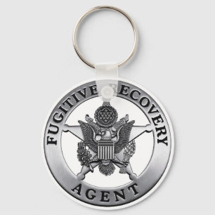 PORTE-CLÉS FUGITIVE RECOVERY AGENT KEYCHAIN