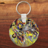 Porte-clés Fugue peinture Abstraite par Kandinsky (Recto)