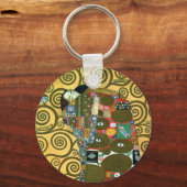 Porte-clés Fulfillment aka The Embrace par Gustav Klimt (Recto)