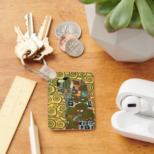 Porte-clés Fulfillment aka The Embrace par Gustav Klimt (Bureau)