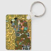 Porte-clés Fulfillment aka The Embrace par Gustav Klimt (Verso)