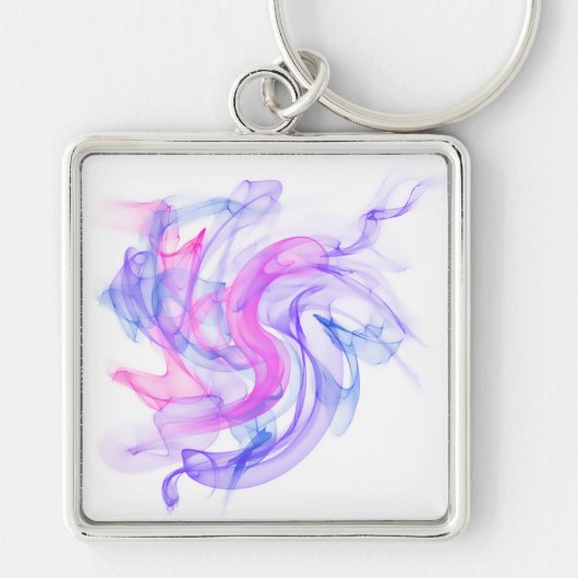 Porte-clés Fumée Abstraite sur l'eau (Devant)