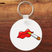 Porte-clés Fumer les lèvres (Recto)