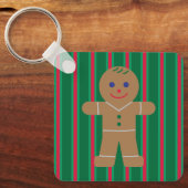 Porte-clés Fun and Fancy Christmas Gingbread Homme (Recto)