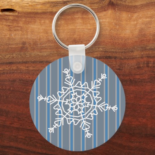 Porte-clés Fun and Fancy Snowflake (Recto)