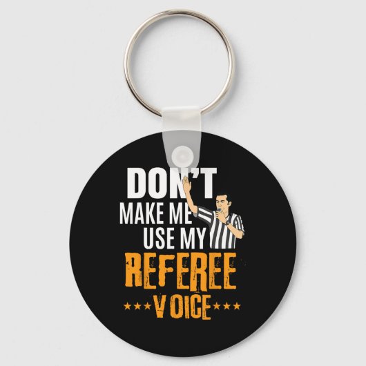 Porte-clés Fun Basketball Réf Hoops - Basketball Arbitre (Recto)
