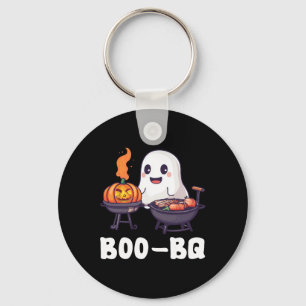 Porte-clés Fun Bbq Rbecue Boo Ghost Halloween Costum de corre