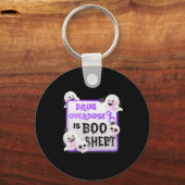 Porte-clés Fun Boo Halloween Ghost La surdose de médicament e (Verso)