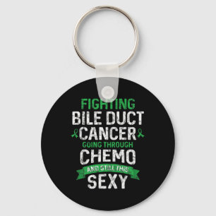 Porte-clés Fun Cancer Fighter Bile Duct Cancer Patient Chemo